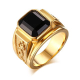 Square Stone Ring