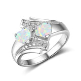 Blue Hearts Ring