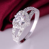 Crystal Heart  Ring