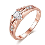 Rose Crystal Ring